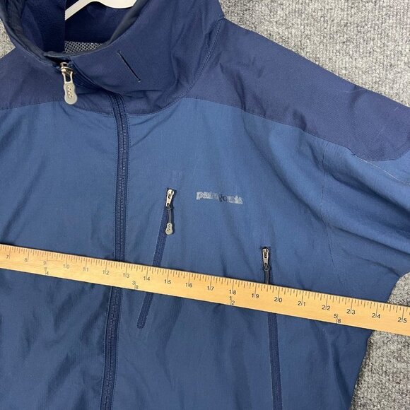 Patagonia blue Full zip pockets Jacket Size M Mesh Lined - Picture 9 of 10